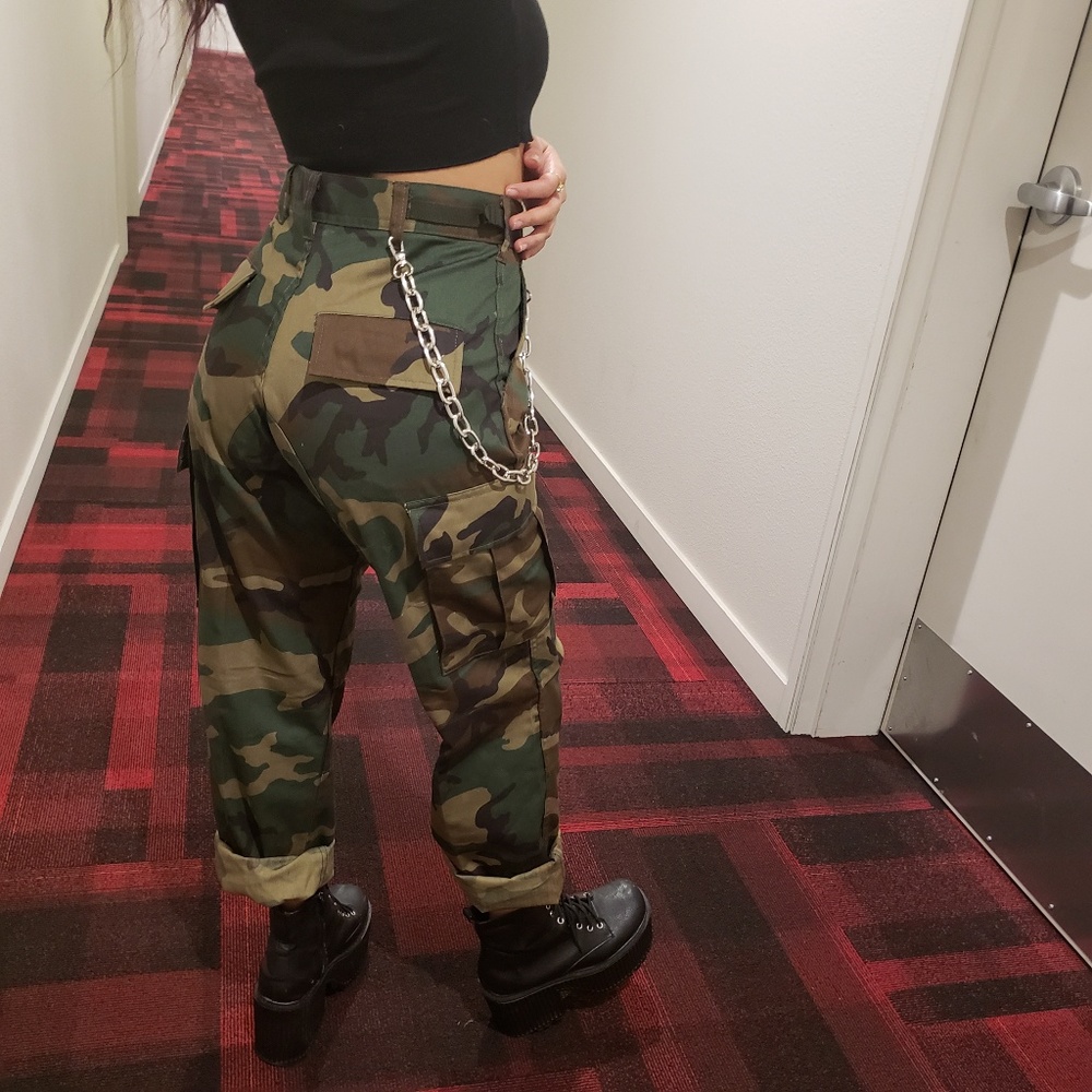 Genuine army camo pants